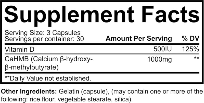 Nutrakey – HMB 1000mg 90Caps