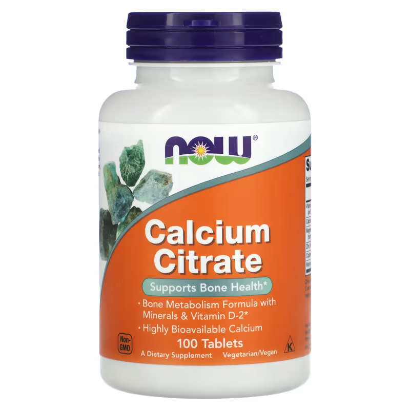 Now Foods – Calcium Citrate 100tabs Citrato de Calcio