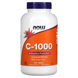 NOW Foods – C-1000 1000mg 250VegCaps Vitamina C