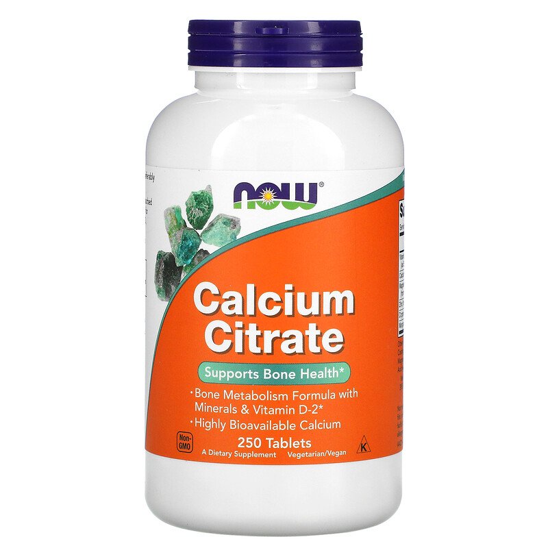 Now Foods – Calcium Citrate 100tabs