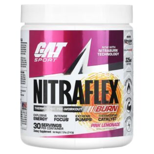 Gat Sport – Nitraflex Burn 30serv. Oxido Nitrico Quemador De Grasa