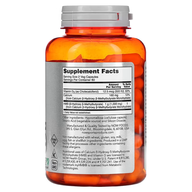 Now Foods – HMB 500mg 120Vegcaps