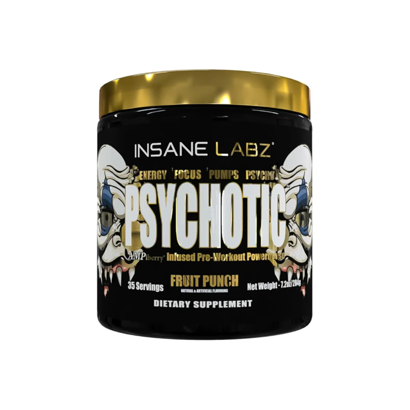 Insane Labz – Psychotic Gold 35Serv. Pre Entrenamiento Oxido Nitrico