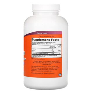 Now Foods – Collagen Hydrolizado Tipo 1 y 3 Peptides Powder 227g Colageno