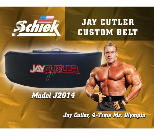 Schiek – Faja de Piel Jay Cutler Edition 4″ Black Leather Jay Cutler Signature Belt
