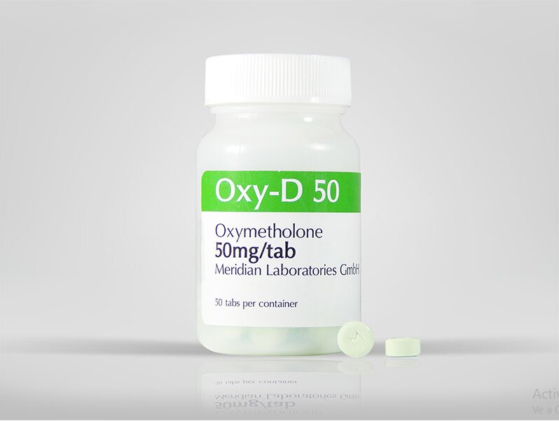 Meridian Laboratories – Oxy-D 50 Oximetalona 50mg 50tabs