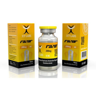 XT Labs – Razor Testosterona Propionato + Drostanolona Propionato + Trembolona Acetato 200mg./10ml.