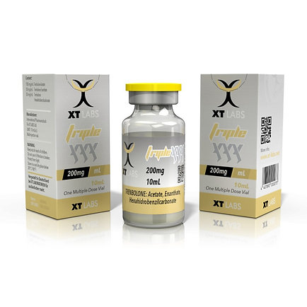 XT Labs - Triple XXX Trembolona Acetato + Enantato + hexahidrobencilcarbonato 200mg./10ml.
