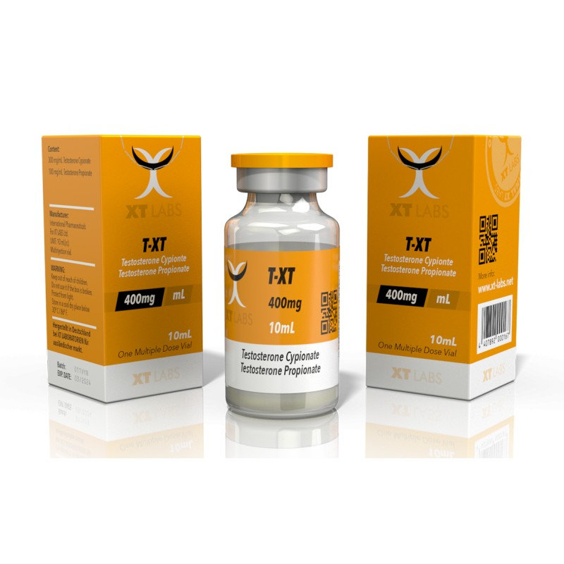 XT Labs – TXT Testosterona Cipionato + Propionato 400mg./10ml.