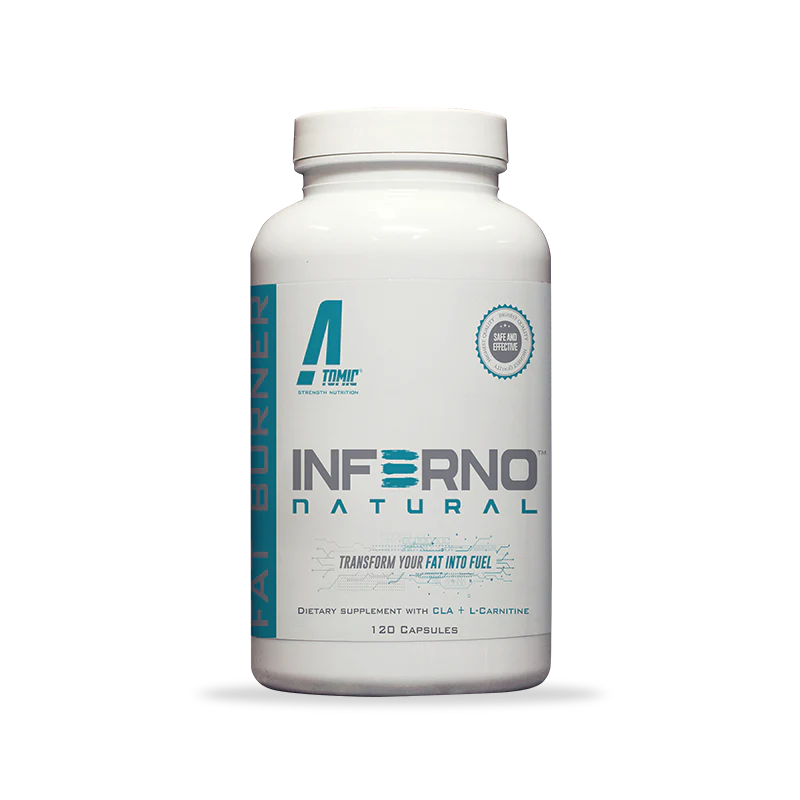 Atomi Strength Nutrition - Inferno Natural 120caps Quemador Grasa Nocturno