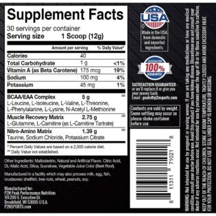 P2N – Xtr Recovery Post-Workout 30serv. Recuperador BCAA Glutamina