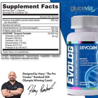 Evogen – Evolog 60Caps Agente Reparto de Nutrientes Avanzado