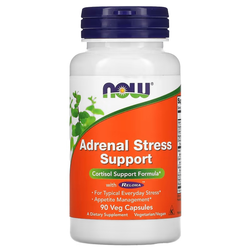 Now Foods – Adrenal Stress Support 90Vegcaps Refuerzo de Supercortisol Herbal