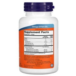 Now Foods – Ultra Omega-3 90Softgels Omega 3 EPA500 DHA250