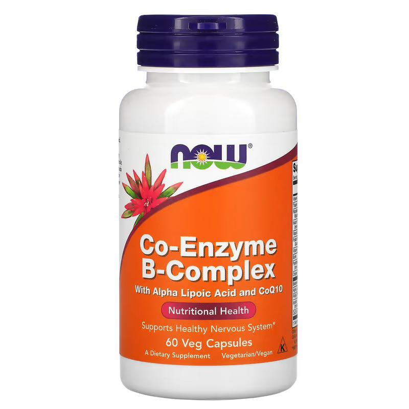 Now Foods – Co-Enzyme B-Complex 60VegCaps COQ10