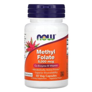 Now Foods – Methyl Folate 5000mcg 50VegCaps Metilfolato