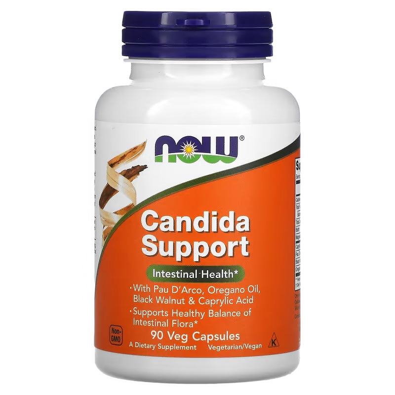 Now Foods - Candida Support 90VegCaps Salud Intestinal