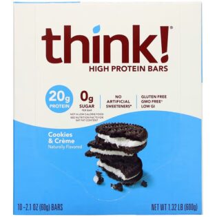 Think – Think Protein Bar 10Pack Barras de Proteina 0g Azucar
