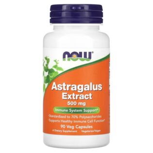 Now Foods – Astragalus 500mg 100Vegcaps Contencion De Polisacáridos.