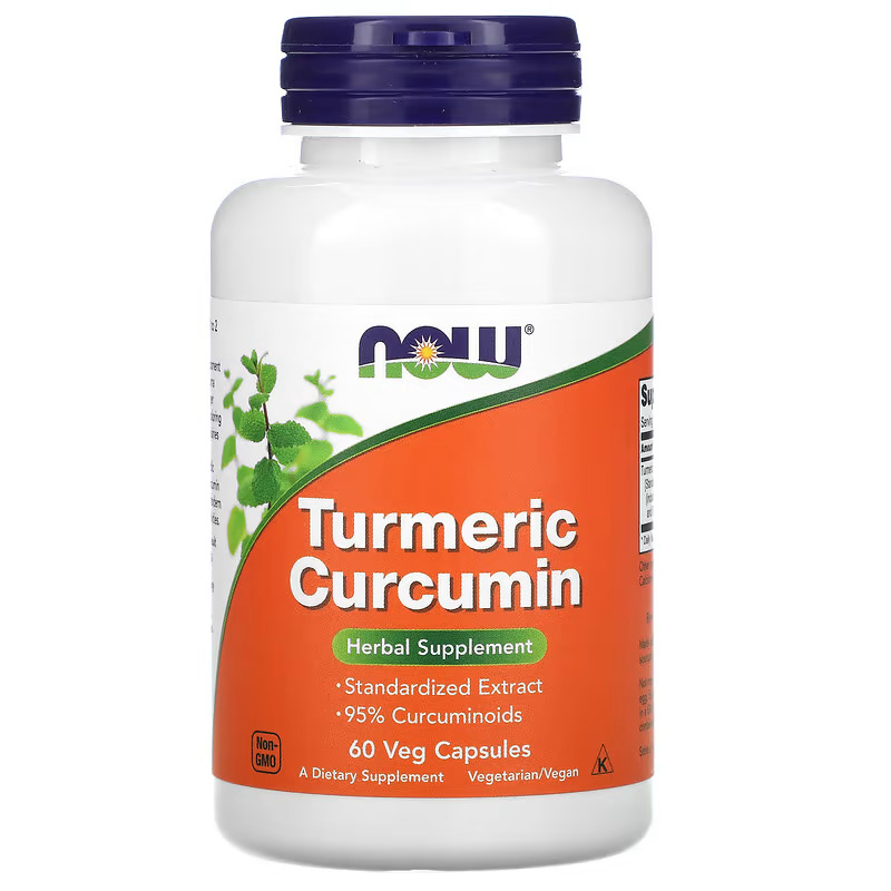 Now Foods - Tumeric Curcumin 60VegCaps Curcuma Curcumina