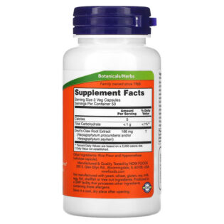 Now Foods – Devil’s Claw 100VegCaps Garra Del Diablo Salud Articular