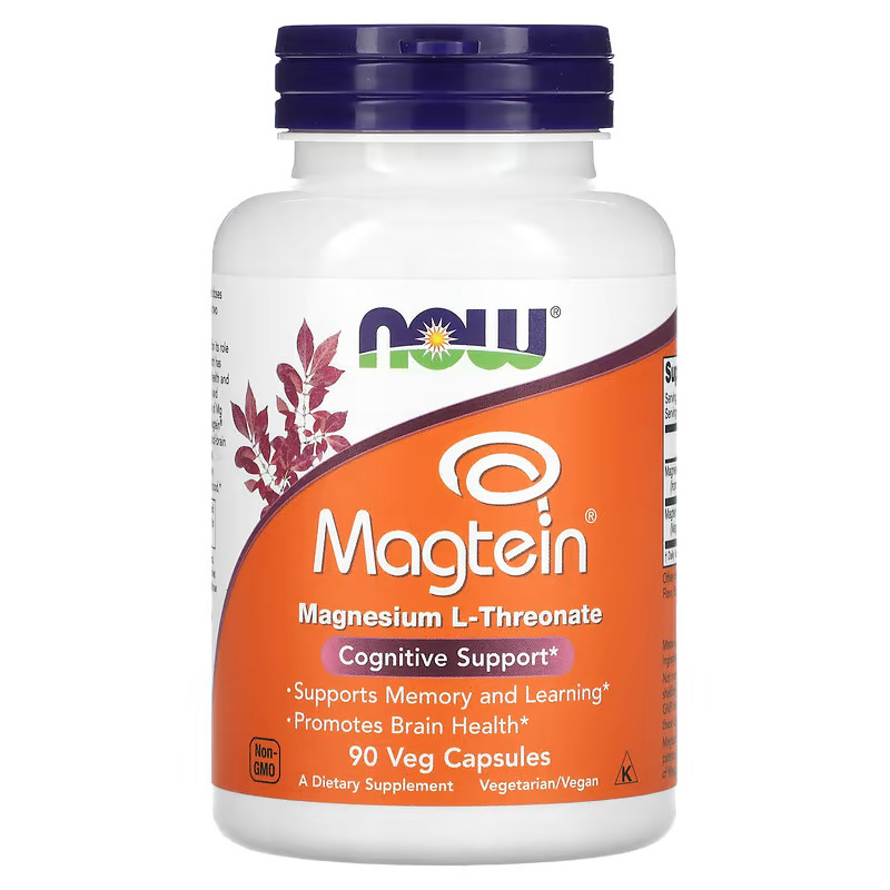 Now Foods – Magtein 90vegcaps L-treonato de Magnesio