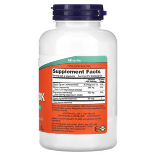 Now Foods – Cal Mag DK 180Caps Promueve la salud ósea