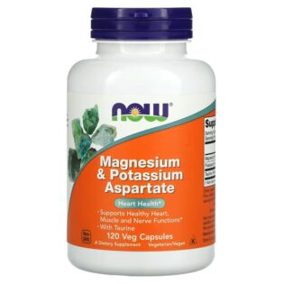 Now Foods – Magnesium & Potassium Aspartate 120vegcaps