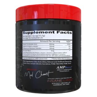 Insane Labz – I am God 25serv. Pre Entrenamiento Oxido Nitrico