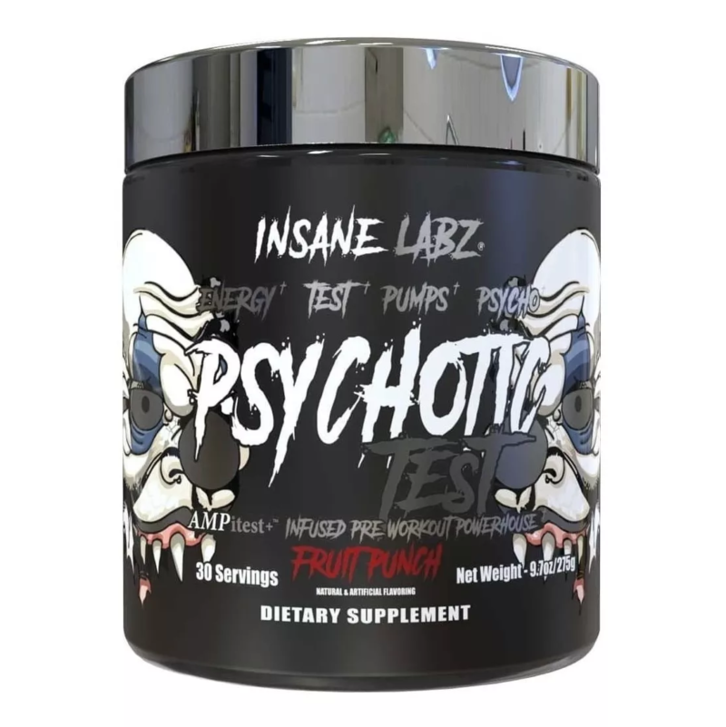 Insane Labz - Psychotic Test 30serv. Pre Entrenamiento Con Precursor de Testosterona