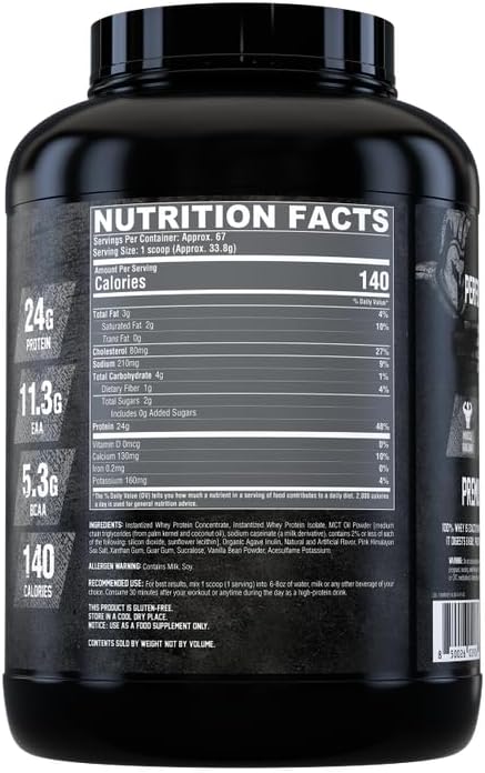 Nutrex – Warrior 100% Whey Protein 5lbs Proteina