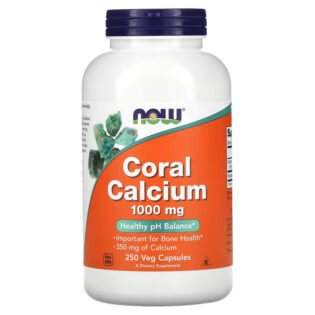 Now Foods – Coral Calcium 1000mg 250vegcaps Calcio de Coral